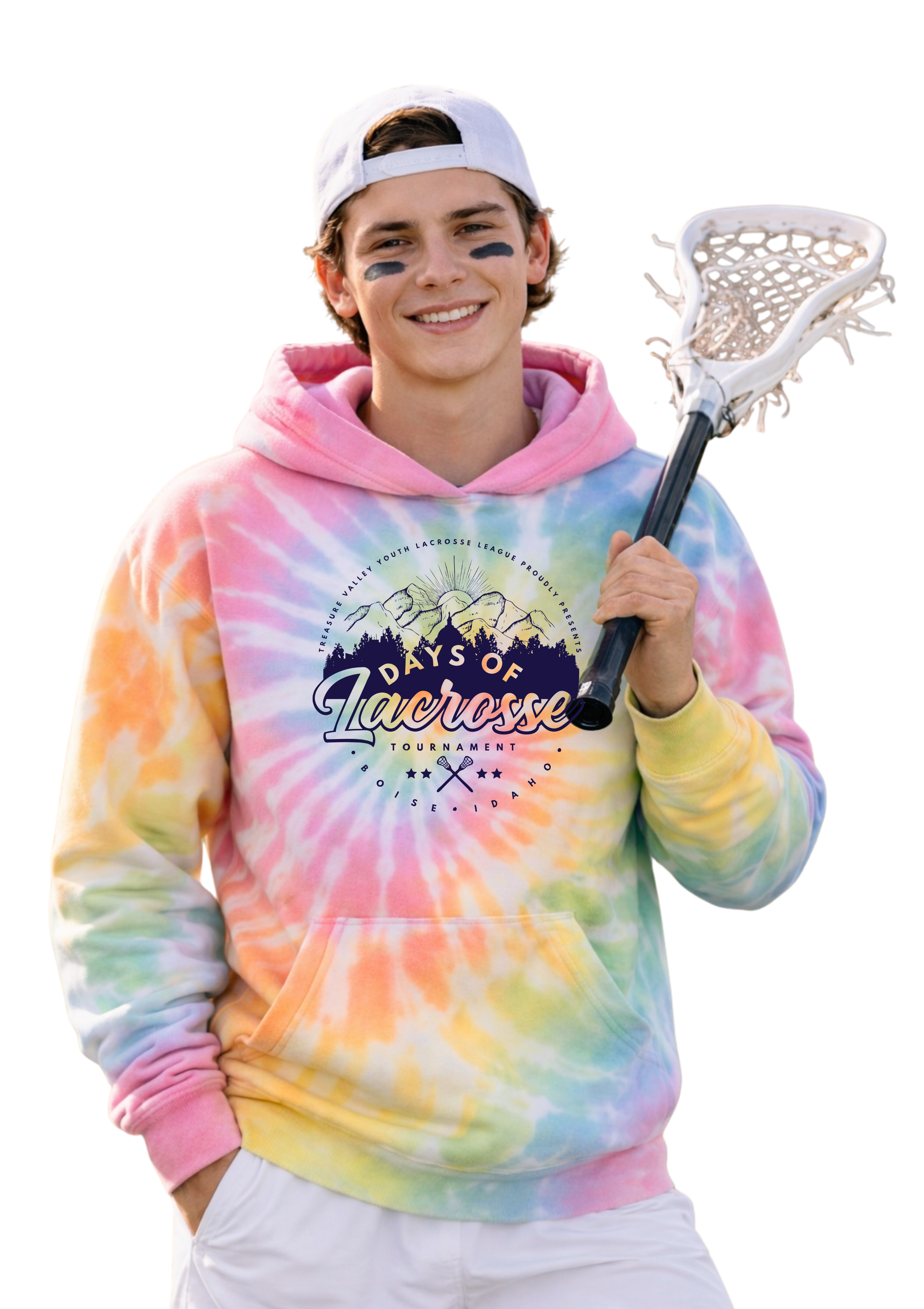 Sunset Swirl Tie-Dye Hoodie